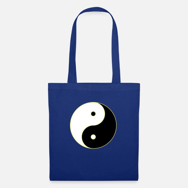 Yin Yang - Stoffbeutel - Royalblau