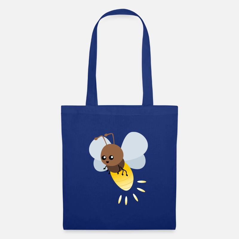 Nette Firefly-Karikatur - Stoffbeutel - Royalblau