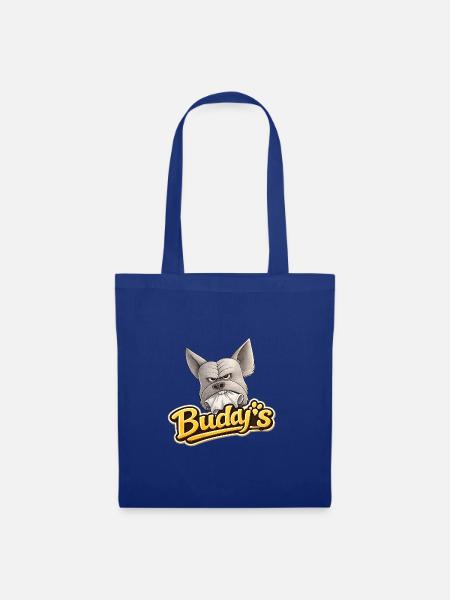 Buddy's Bulldog Maskenheld - Stoffbeutel - Royalblau