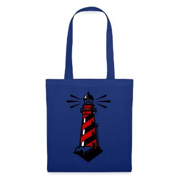 Icône de la Côte du Phare - Sac en tissu - bleu royal - Devant