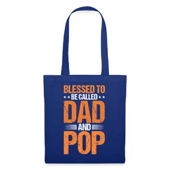 Grandfather Papaw Pop Gramps Granddad Grandpa - Stoffbeutel - Royalblau - Vorne