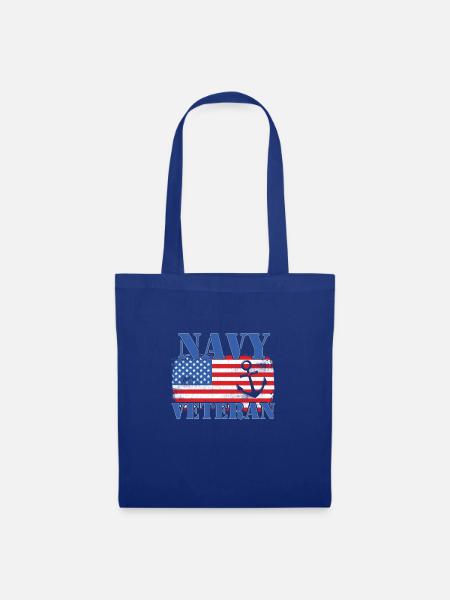 NAVY VETERAN - Stoffbeutel - Royalblau