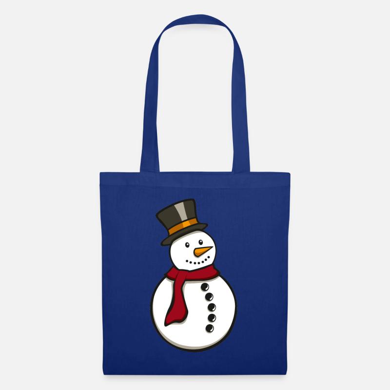 snowman - Stoffbeutel - Royalblau