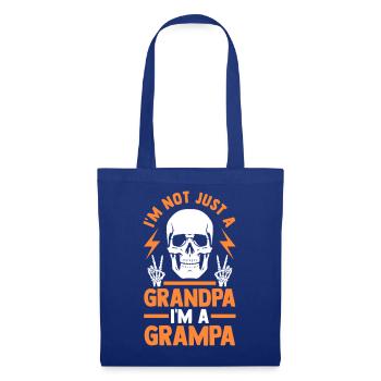 Grandfather Papaw Pop Gramps Granddad Grandpa - Stoffbeutel - Royalblau - Vorne