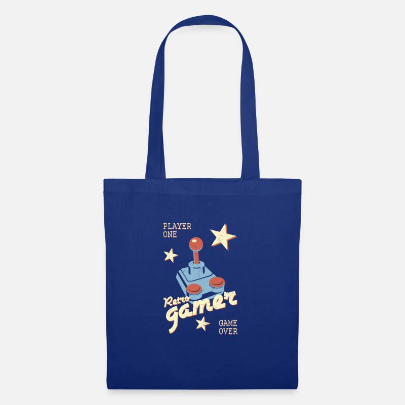 Retrogamer Game Over - Stoffbeutel - Royalblau