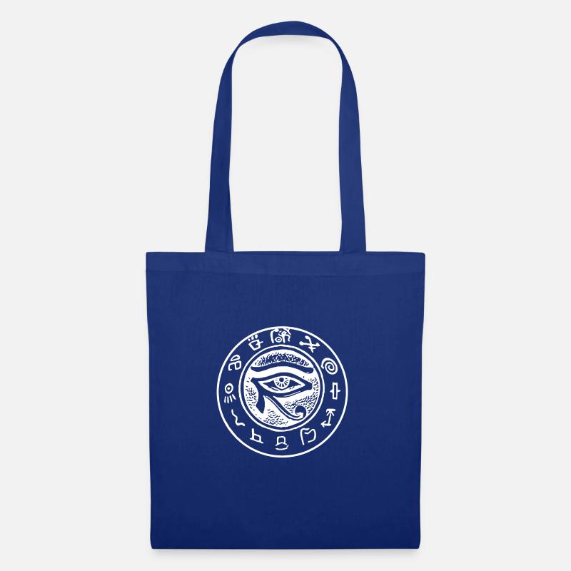 eye horus - egypt - Auge des Rah - Pharao - Stoffbeutel - Royalblau