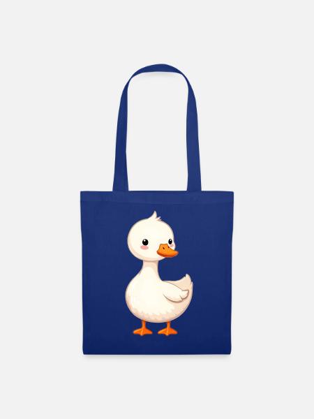 Gans - Stoffbeutel - Royalblau