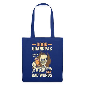 Grandfather Papaw Pop Gramps Granddad Grandpa - Stoffbeutel - Royalblau - Vorne