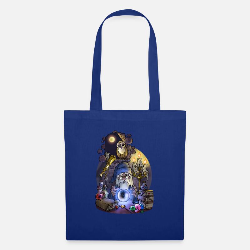 Geschäftiger Zauberer - Stoffbeutel - Royalblau