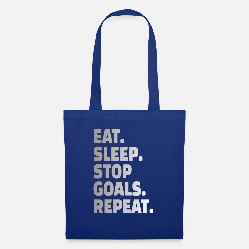 GOALKEEPER: Stop Goals - Stoffbeutel - Royalblau