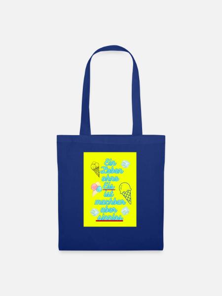 Cold Smoth Tasty Cool - Stoffbeutel - Royalblau