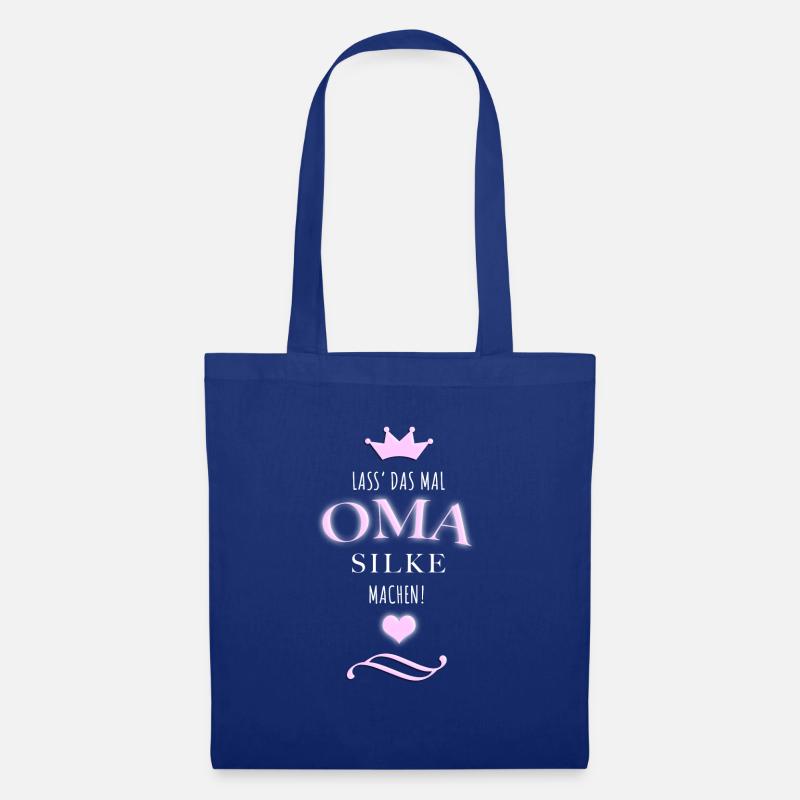 Oma Silke - Stoffbeutel - Royalblau