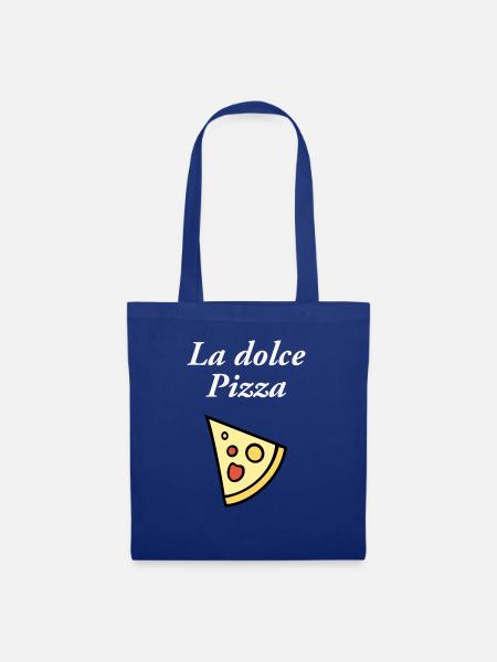 La Dolche Pizza - Stoffbeutel - Royalblau