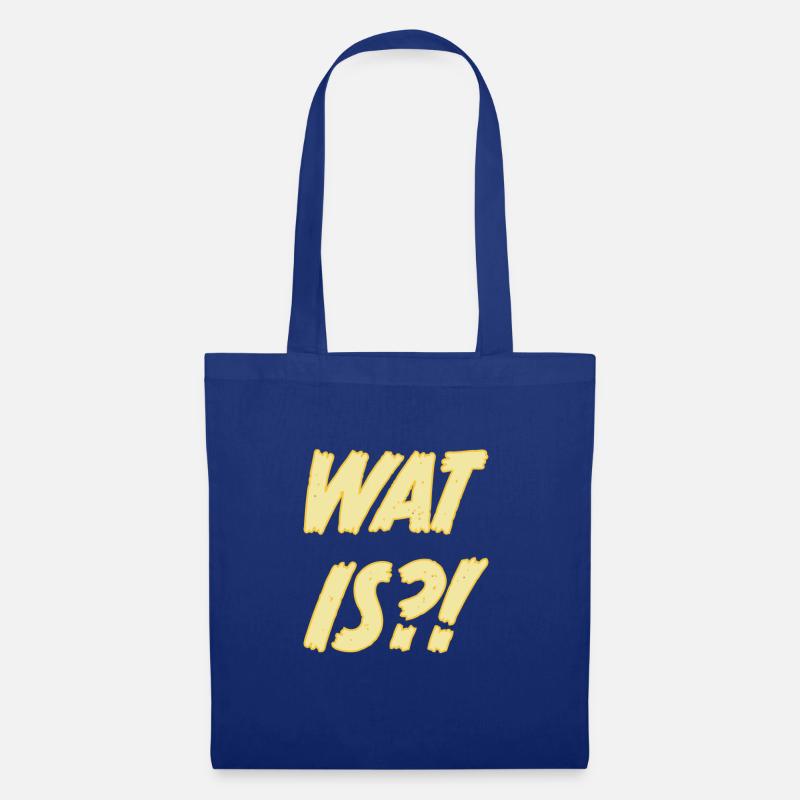 Wat Is?! - Stoffbeutel - Royalblau