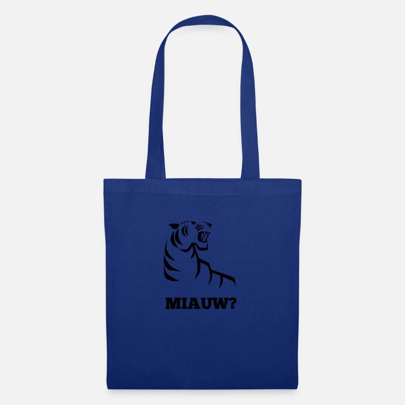 Katze Miau - Stoffbeutel - Royalblau