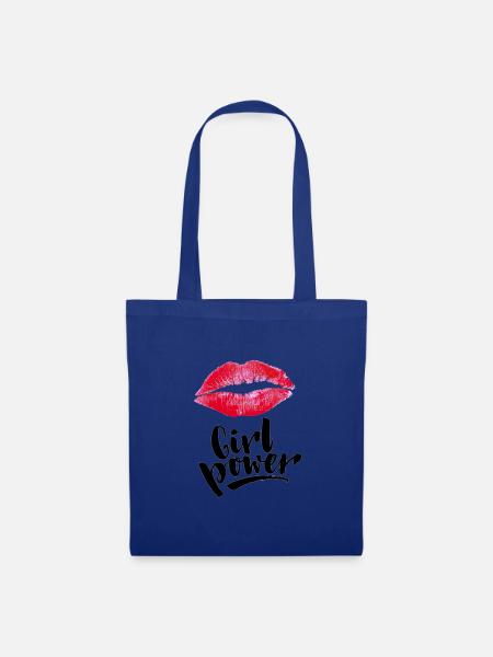 Girl Power - Stoffbeutel - Royalblau