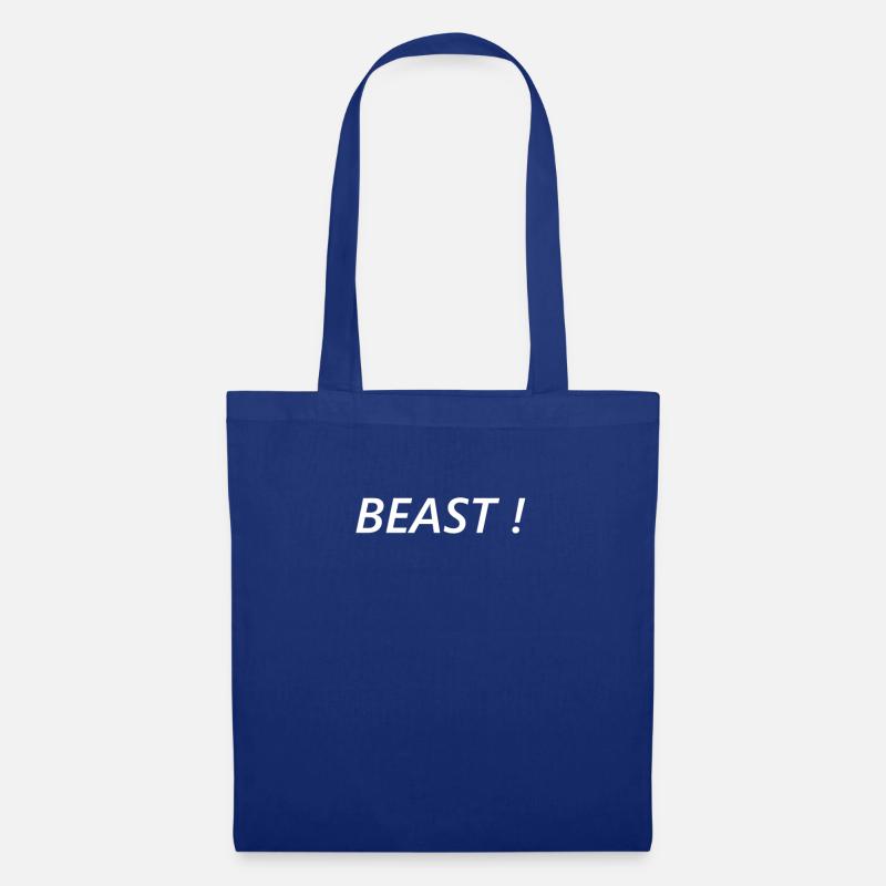 Beliebte Sprueche Beast Design - Stoffbeutel - Royalblau
