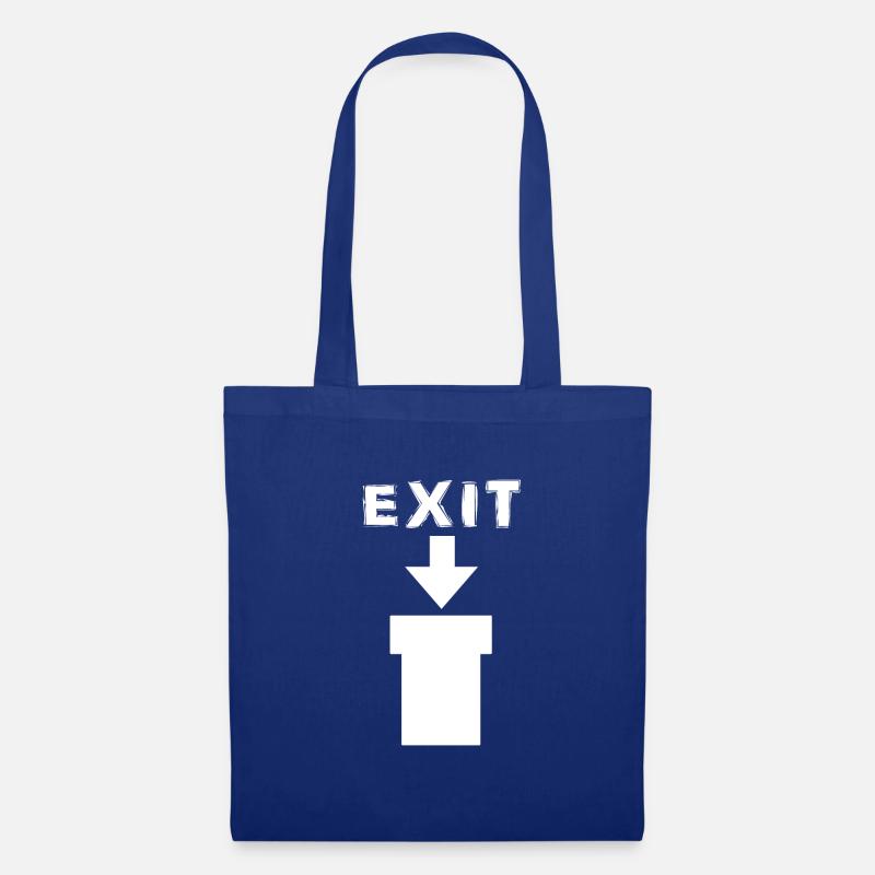 Exit Comic Retro Design - Tote Bag - royal blue