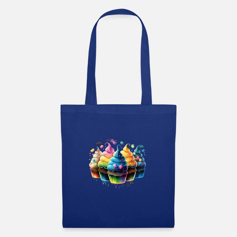 CUPCAKES - Stoffbeutel - Royalblau