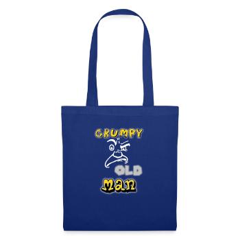 grumpy old man - Stoffbeutel - Royalblau - Vorne