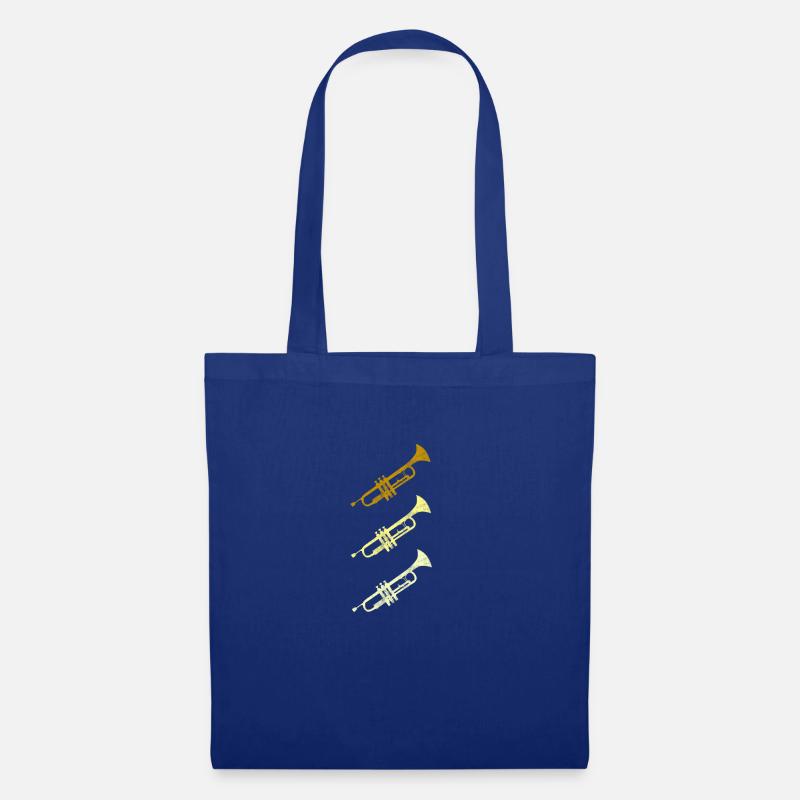 Trompete Bunt - Stoffbeutel - Royalblau