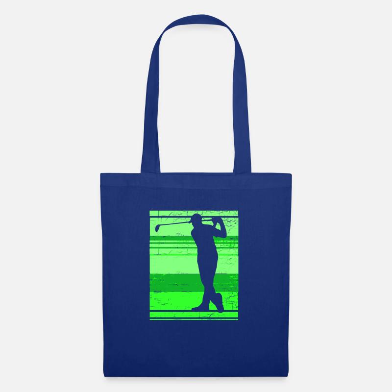 Golf Golfer - Stoffbeutel - Royalblau