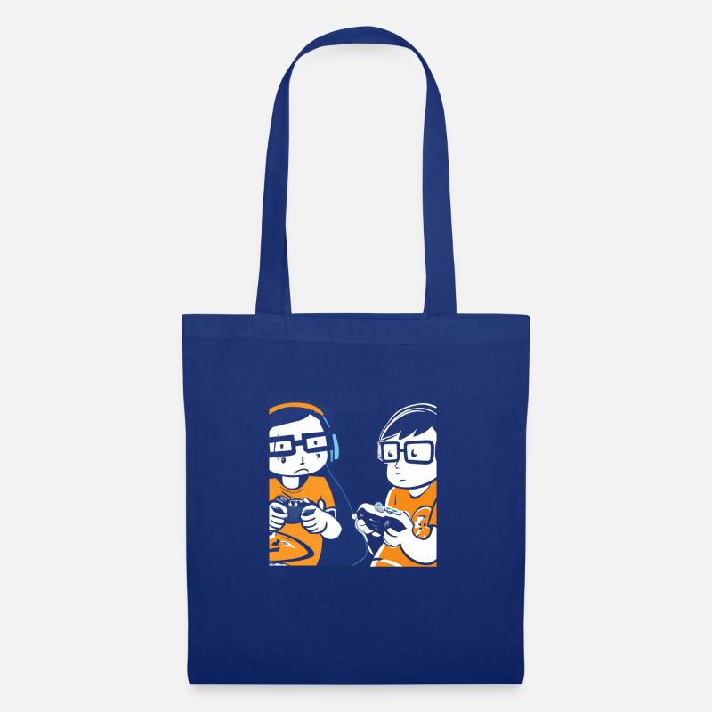 Gaming Nerds Streber - Stoffbeutel - Royalblau