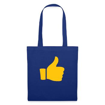 Pouce Levé - Sac en tissu - bleu royal - Devant