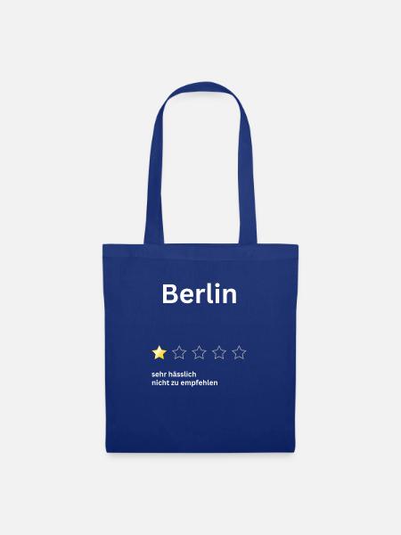 Berlin 1star - Stoffbeutel - Royalblau