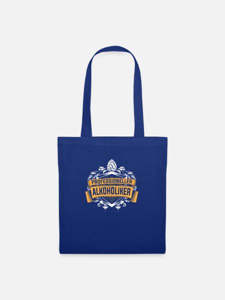 Professioneller Alkoholiker - Stoffbeutel - Royalblau