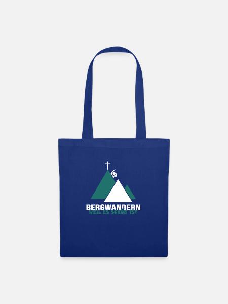 bergwandern via ferrata servus alpin berghütte - Stoffbeutel - Royalblau