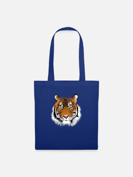 Big tiger - Stoffbeutel - Royalblau