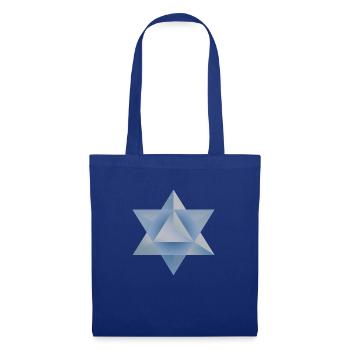 Merkaba - Stoffbeutel - Royalblau - Vorne