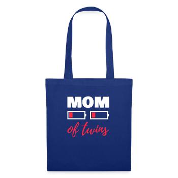 Mom of Twins Mom Mother of Twins - Tote Bag - royal blue - Front