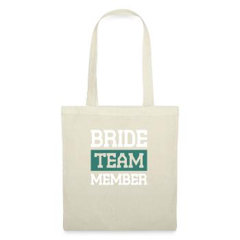 Équipe de la mariée - Sac en tissu - nature - Devant