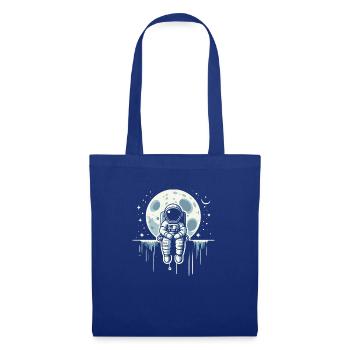 Astronaut is lost in space, moon - Tote Bag - royal blue - Front