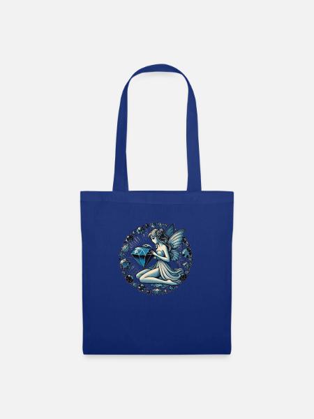 Saphir-Fee - Stoffbeutel - Royalblau