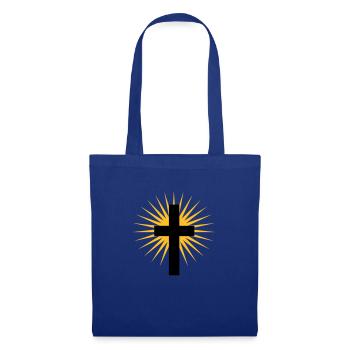 Kreuz - Stoffbeutel - Royalblau - Vorne