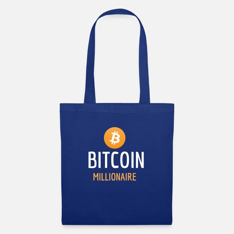 Bitcoin Millionaire - Stoffbeutel - Royalblau