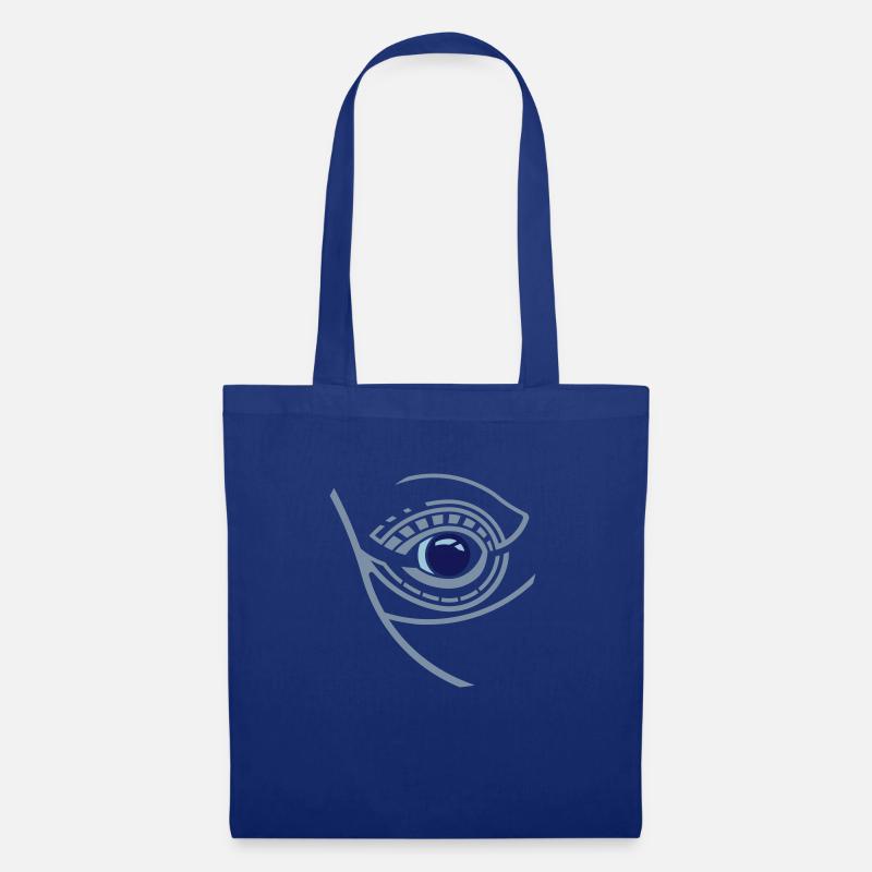 whale eye logo - Stoffbeutel - Royalblau