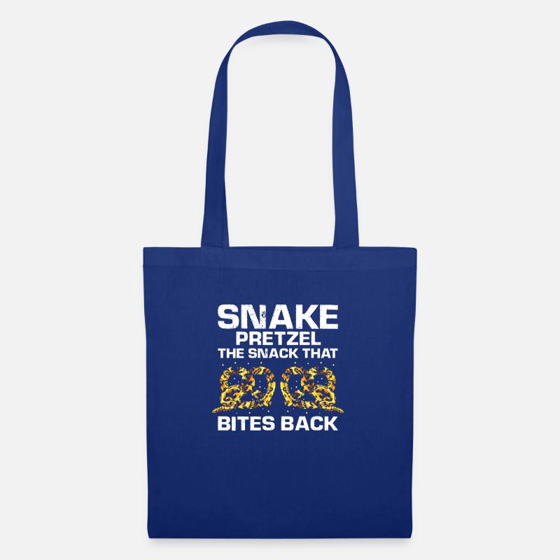 King python design pour les amateurs de serpents - Sac en tissu - bleu royal
