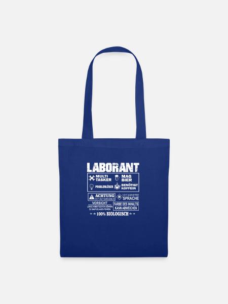 Laborant - Stoffbeutel - Royalblau
