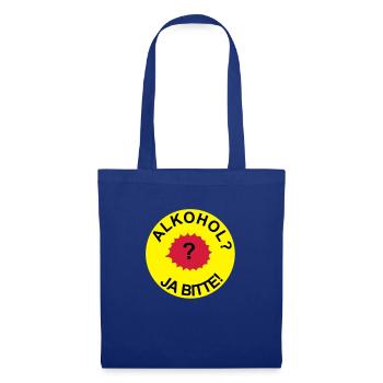 L'alcool oui s'il vous plaît! - Sac en tissu - bleu royal - Devant