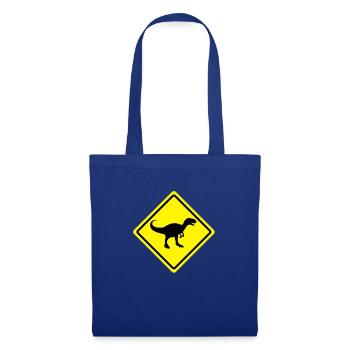dino__shield__f2 - Sac en tissu - bleu royal - Devant