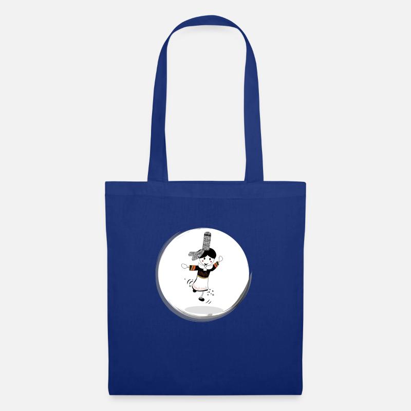 bretonisches Geschenk - Stoffbeutel - Royalblau