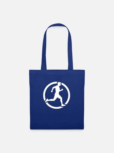 Marathon Running Run jogging - Stoffbeutel - Royalblau