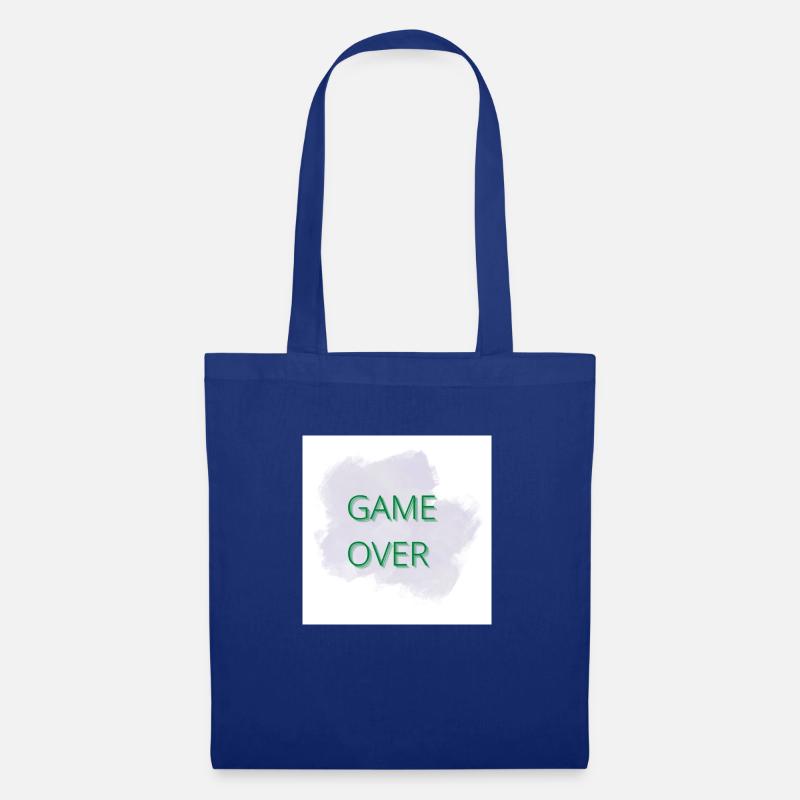 Game Over - Stoffbeutel - Royalblau