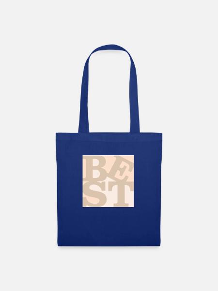 Beste WordPlay-Originalgrafik - Stoffbeutel - Royalblau
