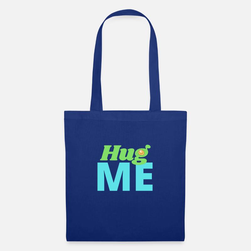 Hug me - Umarme mich - Stoffbeutel - Royalblau