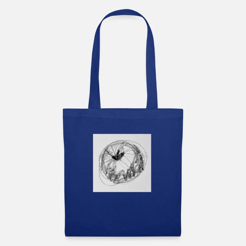 Apfel - Stoffbeutel - Royalblau